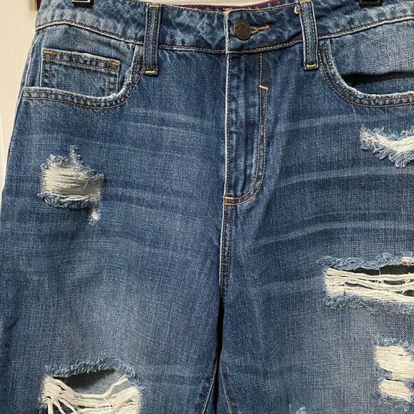Cello Ripped Distressed Destroyed 100% Cotton Jeans size 7 - Picture 2 of 11